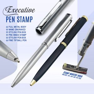 Customised Pen Stamp with name engraved