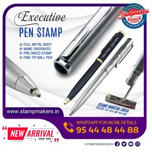 Customised Pen Stamp with name engraved